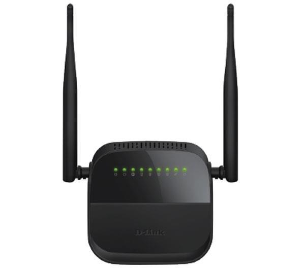 D-Link DSL-124 Wireless N300 ADSL2+ Modem Router