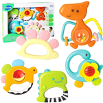 ست جغجغه و دندانگیر 5 عددی Huile Toys مدل دایناسور کد 1109