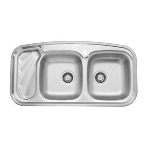 سینک دو لگنه نیمه فانتزی 200 توکار