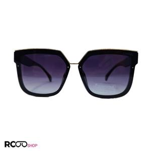 عینک آفتابی پلاریزه شنل با فریم و دسته مشکی رنگ عدسی دودی مدل P6809 