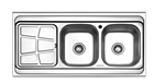 سینک بورنیک مدل 5004
