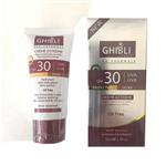 کرم ضد آفتاب رنگی گیبلی  ghibli  حجم 65 میل  spf30