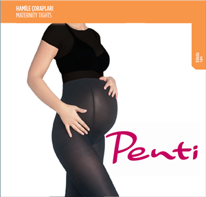 جوراب شلواری بارداری ترک نخ ۹۰ پنتی اصل | Penti Koton 90 Den 
