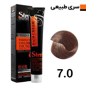 رنگ مو بلوند متوسط استیل شماره 7.0 