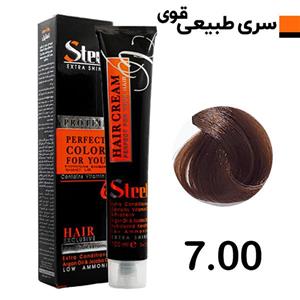 رنگ مو بلوند متوسط قوی استیل شماره 7.00 