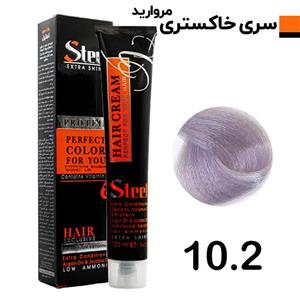 رنگ مو استیل شماره 10.2 حجم 100 میلی لیتر رنگ بلوند مرواریدی خاکستری پلاتینه