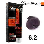 رنگ مو بلوند مرواریدی خاکستری تیره استیل شماره 6.2