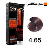 رنگ مو قهوه تلخ استیل شماره 4.65