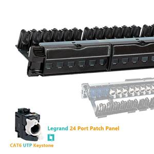 قیمت و خرید پچ پنل 24 پورت لگراند Cat6 UTP Legrand ا patch panel