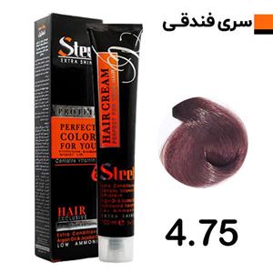 رنگ مو فندوقی تیره استیل شماره 4.75 