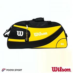 ساک ورزشی برزنتی ویلسون Wilson سایز بزرگ زرد