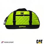 ساک ورزشی برزنتی کاترپیلار CAT سایز متوسط سبز روشن