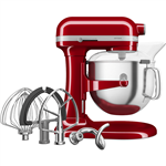 غذا ساز همه کاره کیچن اید آمریکا KitchenAid KÜCHENMASCHINE MIT SCHÜSSELHEBER 6,6L – ARTISAN 5KSM70SHX-Empire rot