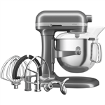 غذا ساز همه کاره کیچن اید آمریکا KitchenAid KÜCHENMASCHINE MIT SCHÜSSELHEBER 6,6L – ARTISAN 5KSM70SHX-Medaillon silber