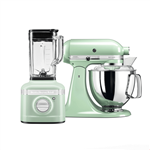 ست غذا ساز مخلوط کن کیچن اید آمریکا KitchenAid ARTISAN MIX BLEND SETS (MIT 5KSM175 KÜCHENMASCHINE/ K400 STANDMIXER)-Pistazie