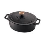 قابلمه 32 چدنی سانت درب دار برلینگر هاوس مجارستان  BerlingerHaus CASSEROLE 32 CM CAST IRON BERLINGER HAUS BH/6518 BLAK