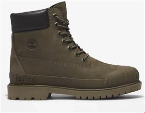 بوت ضد آب زنانه تیمبرلند آمریکا TIMBERLAND BEE LINE X TIMBERLAND RUBBER TOE 6 INCH WOMENS BOOT IN DARK GREEN