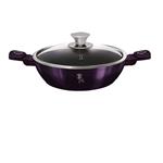 قابلمه کم عمق 28 سانت درب دار برلینگر هاوس مجارستان BerlingerHaus SHALLOW POT 28 CM BERLINGER HAUS BH/6632 PURPLE ECLIPSE COLLECTION