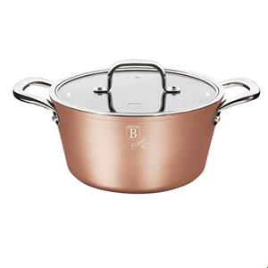 قابلمه 20 سانت درب دار برلینگر هاوس مجارستان BerlingerHaus CASSEROLE 20 CM BERLINGER HAUS BH/1688 BRONZE TITAN COLLECTION