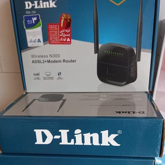 D-Link DSL-124 Wireless N300 ADSL2+ Modem Router