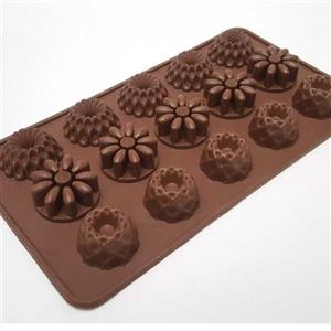 قالب سیلیکونی شکلات طرح گل آفتاب گردان