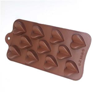 قالب سیلیکونی شکلات طرح قلب پروانه ای