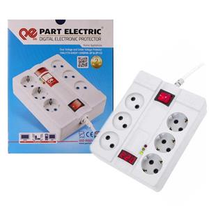 چندراهی برق پارت الکتریک 5 متری 6 خانه مدل PE2160