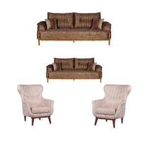 مبل راحتی هفت نفره شاهان دکور مدل پامیر کد 045