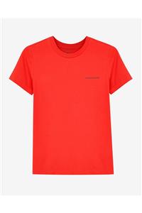 تی شرت آستین کوتاه زنانه قرمز برند skechers 