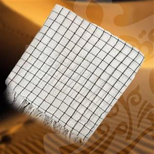 چفیه گره دار سفید مشکی خاکی سبز