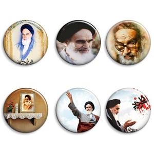 پیکسل افرا توس طرح های متنوع امام خمینی 6 (ره) بسته 6 عددی