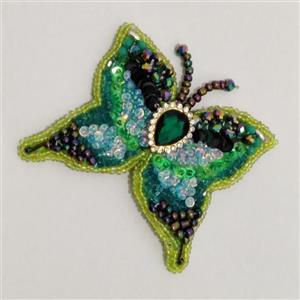 گلسینه جواهر دوزی طرح پروانه