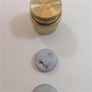 پولک دکمه پارچه ای سایز 22 بسته100 عددی