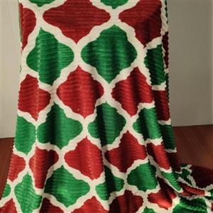پتو پلیسه  یک نفره طرح سلطنتی سایز 160×220