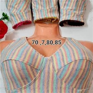 سوتین راه راه زنانه نخی سایز 70 الی 85