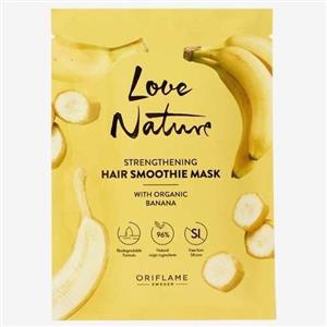 ماسک مو اسموتی تقویت کننده مو لاو نیچر با موز ارگانیک 30 میل اوریفلیم کد 43661