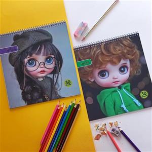 دفتر نقاشی عروسکی