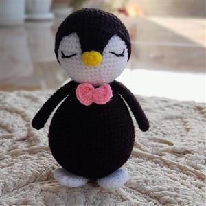 عروسک بافتنی آقای پنگوئن