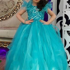 لباس عروس پرنسسی دو رنگ
