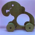 ماشین اسباب بازی چوبی-ارگانیک مدل فیل