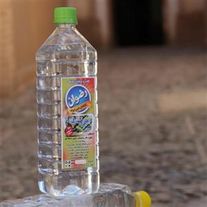 عرق بیدمشک یک  لیتری محصول گلاب وعرقیات رضوان