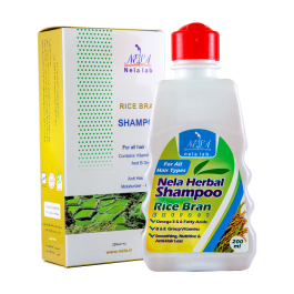 شامپو سبوس برنج نلا - تقویت کننده و نرم کننده