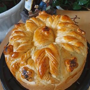 نان شیر مال  شیرین با مغز شکلاتی