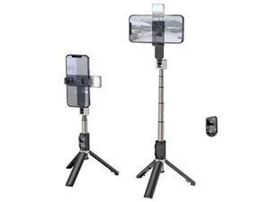 مونوپاد سه پایه دار دارای ریموت کنترل و چراغ هوکو Hoco Tabletop holder K15 Treasure gimbal version for live broadcast