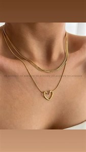 گردنبند قلب مینیمال