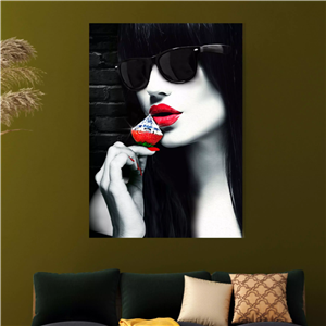 تابلو زن و الماس ( 822-MR ART )