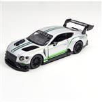 ماکت ماشین فلزی بنتلی نقره ای kinsmart bentley GT3