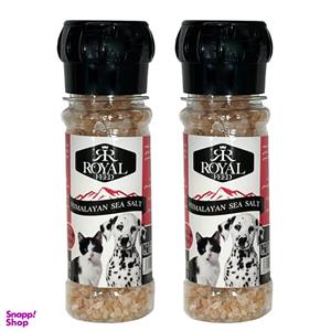 نمک دریا سگ و گربه رویال فید مدل 01Sea Salt وزن 150 گرم بسته 2 عددی