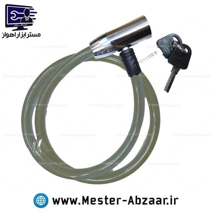 قیمت و خرید قفل فولادی ژله ای کابلی دوچرخه لاوان مدل lavan cable lock 260