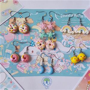 گوشواره خمیری فانتزی